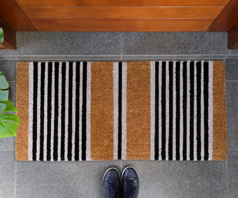 XL Porter Nautical Striped Doormat - 120x60cm